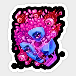 Trapped Sticker